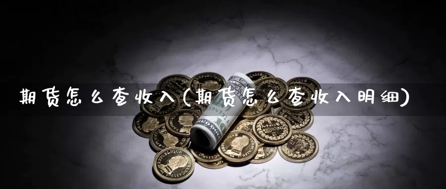 期货怎么查收入(期货怎么查收入明细)_https://www.langshilaifu.com_德指直播_第1张